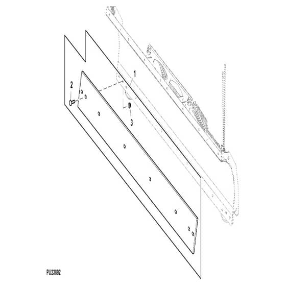John Deere XUV865E - PC13097 - Poly Wear - ST868876