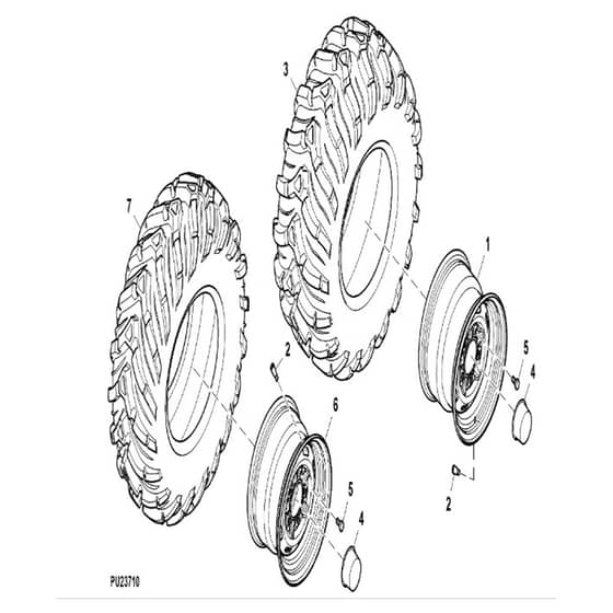 John Deere XUV865E - PC13097 - Wheels - ST900158