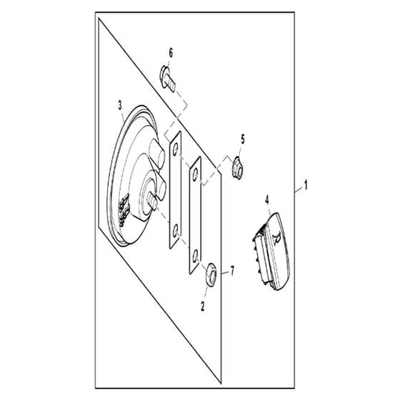 John Deere XUV865E - PC13097 - Horn Kit - ST924184