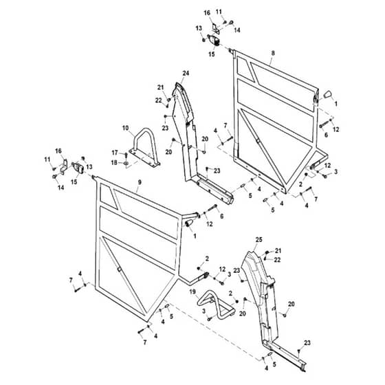 John Deere XUV865E - PC13097 - Occupant Side - ST952325
