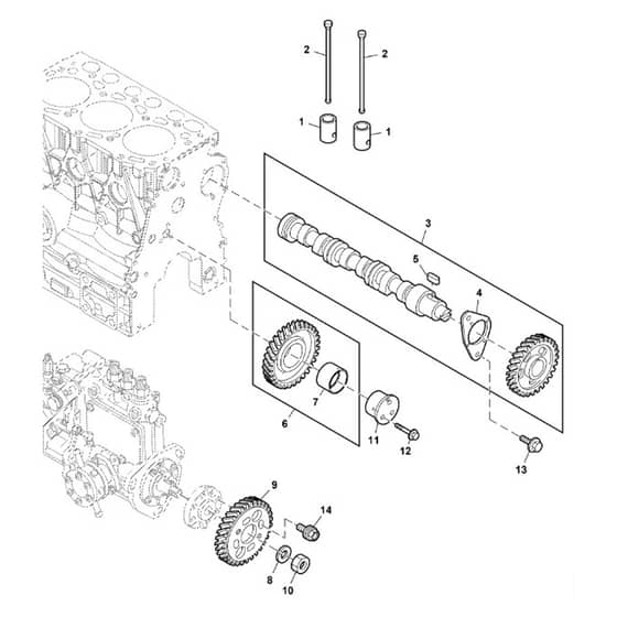 John Deere XUV865E - PC16095 - Camshaft - ST1006173