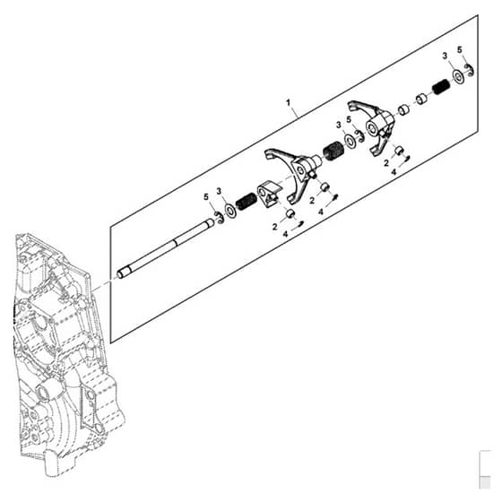John Deere XUV865E - PC16095 - Fork Kit - ST1073880