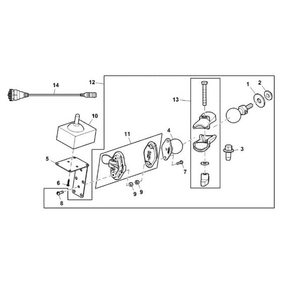 John Deere XUV865M - PC13098 - Controller Kit - ST868004
