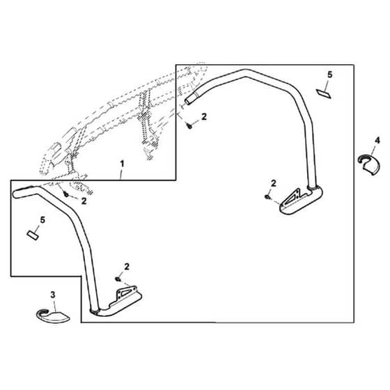 John Deere XUV865M - PC13098 - Fender Guard - ST868619