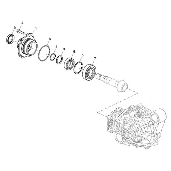 John Deere XUV865M - PC13098 - Input Shaft - ST902905