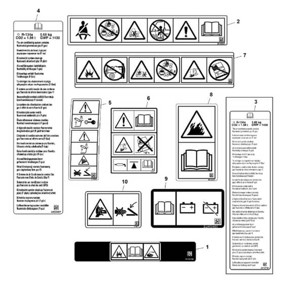 John Deere XUV865M - PC13098 - Labels - ST940112