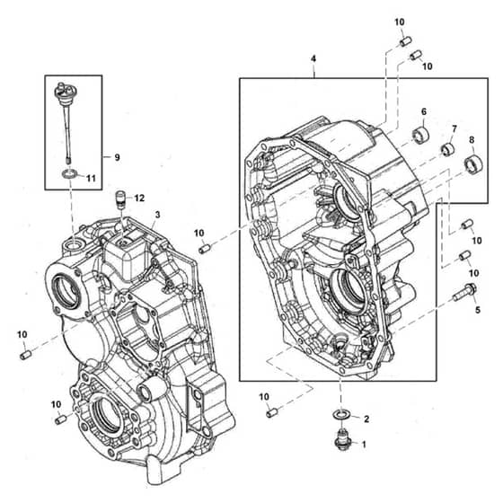John Deere XUV865M - PC16092 - Transaxle Housing - ST1002379