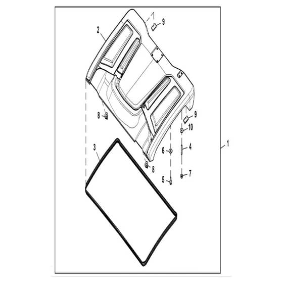 John Deere XUV865M - PC16092 - Roof Kit - ST907615