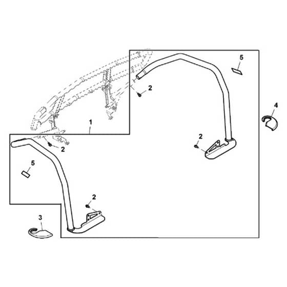 John Deere XUV865R - PC13099 - Fender Guard - ST868619