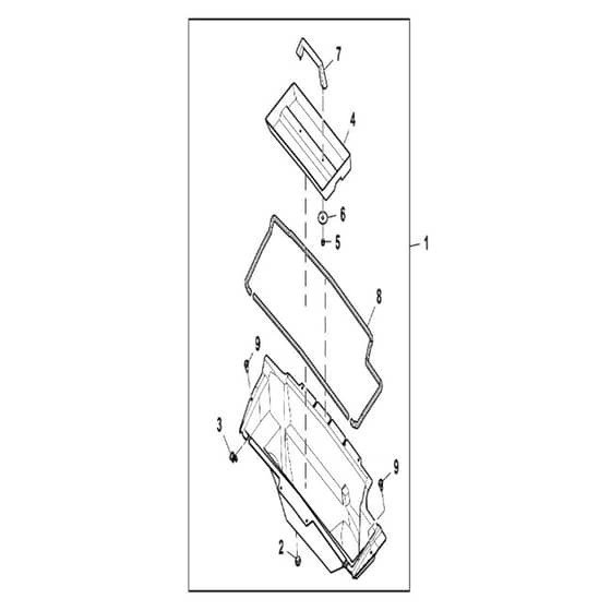 John Deere XUV865R - PC13099 - Underhood Storage - ST901487