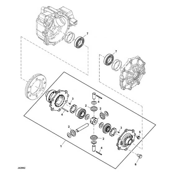 John Deere XUV865R - PC16097 - Differential - ST1001333