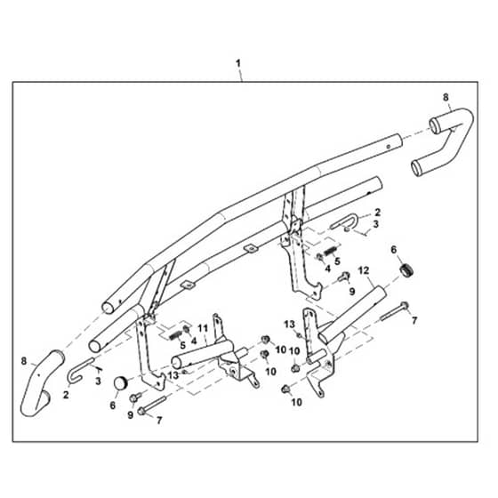 John Deere XUV865R - PC16097 - Front Brush - ST1004194