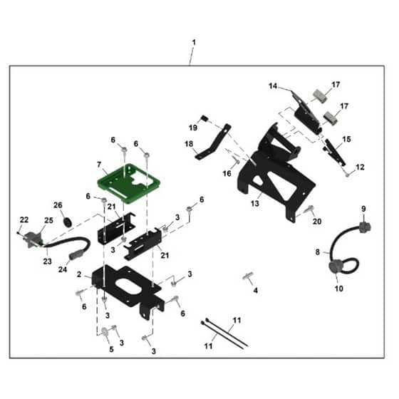 John Deere XUV865R - PC16097 - Ams Integration - ST1079375
