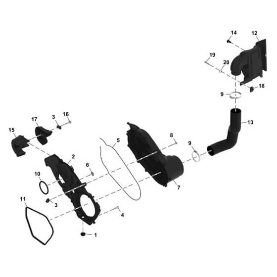 John Deere XUV875R - PC16760 - Cover - ST1780648