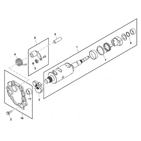John Deere XUV875R - PC16760 - Drum Shaft - ST1994748