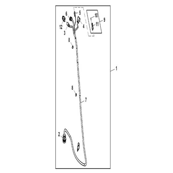 John Deere XUV875R - PC16760 - Cab Wiring - ST869776