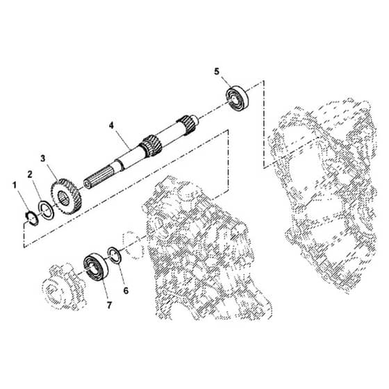 John Deere XUV - PC11574 - Input Shaft - ST729834