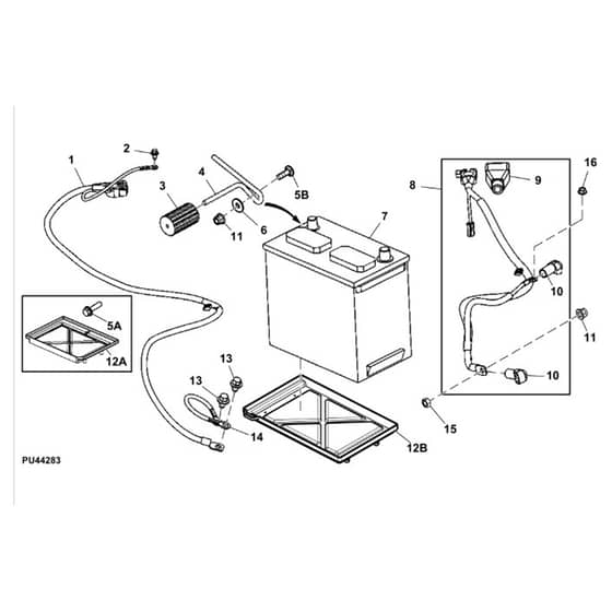 John Deere XUV - PC11574 - Battery - ST730112