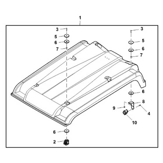 John Deere XUV - PC11574 - Occupant Protective - ST737541