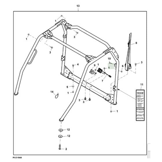 John Deere XUV - PC11574 - Occupant Protection - ST757106