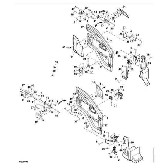 John Deere XUV - PC11574 - Osr Doors (080001 - ) - ST764024