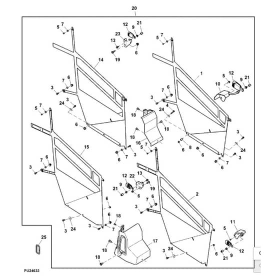 John Deere XUV - PC11574 - Occupant Side - ST766436