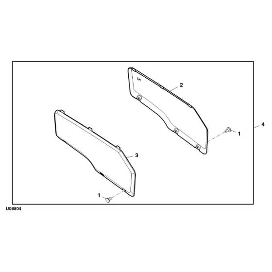 John Deere XUV - PC11574 - Half Door (080001 - ) - ST767621