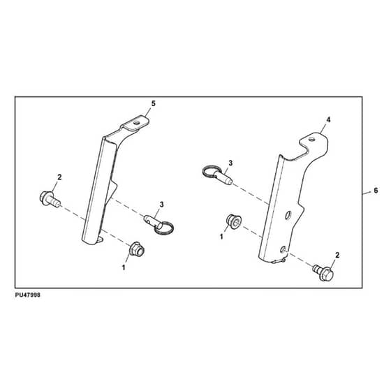 John Deere XUV - PC11574 - Light Bracket - ST809761