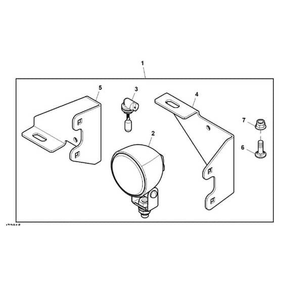 John Deere XUV - PC11574 - Projector Light - ST855614