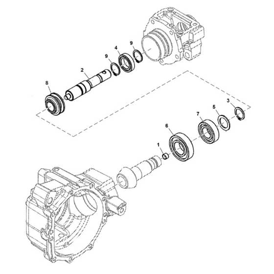John Deere XUV - PC16756 - Input Shaft - ST1965948