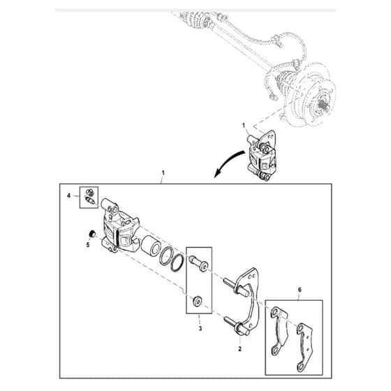 John Deere XUV - PC16756 - Disk Brake - ST2003088