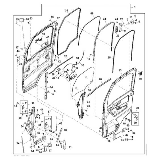 John Deere XUV - PC16756 - Door Kit - ST2075968