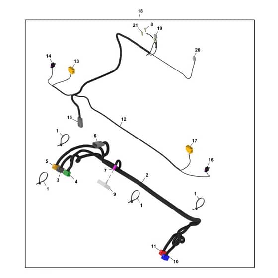 John Deere XUV - PC16756 - Harness Kit - ST2176508