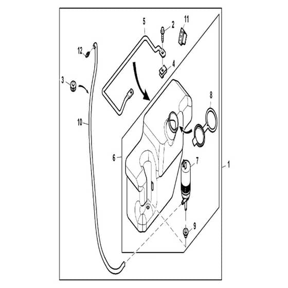John Deere XUV - PC16756 - Windshield Washer - ST2225928