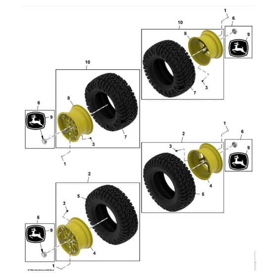 John Deere XUV - PC16757 - Wheels - ST1827728