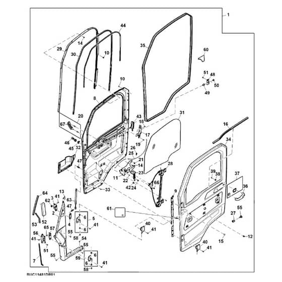 John Deere XUV - PC16757 - Door Kit - ST2075928
