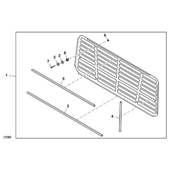 John Deere XUV - PC16757 - Rear Panel - ST905190