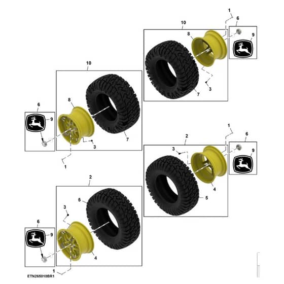 John Deere XUV - PC16758 - Wheels - ST1827728