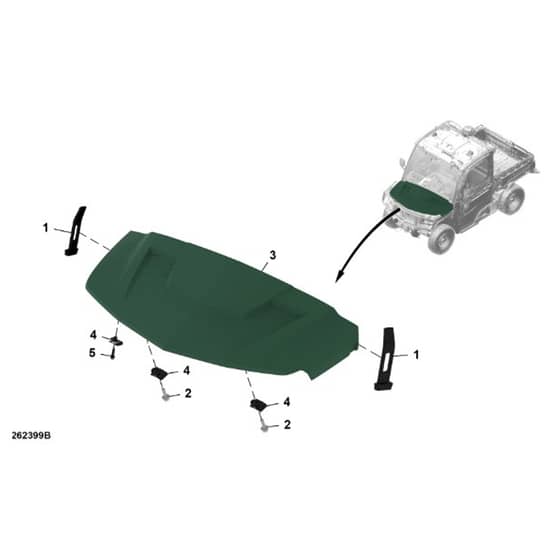 John Deere XUV - PC16758 - Hood - ST1963168