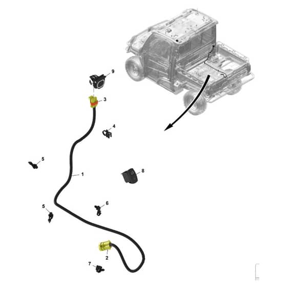 John Deere XUV - PC16758 - Wiring Harness - ST1966288