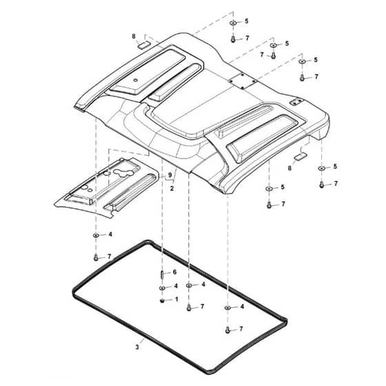 John Deere XUV - PC16758 - Roof - ST1973768