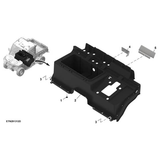 John Deere XUV - PC16758 - Mounting Parts - ST1999168