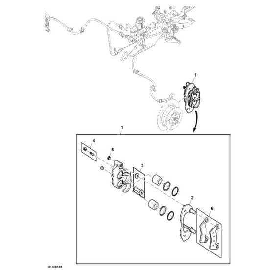 John Deere XUV - PC16758 - Disk Brake - ST2003048