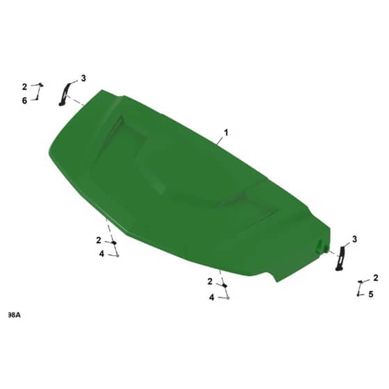 John Deere XUV - PC16758 - Hood - ST2020248