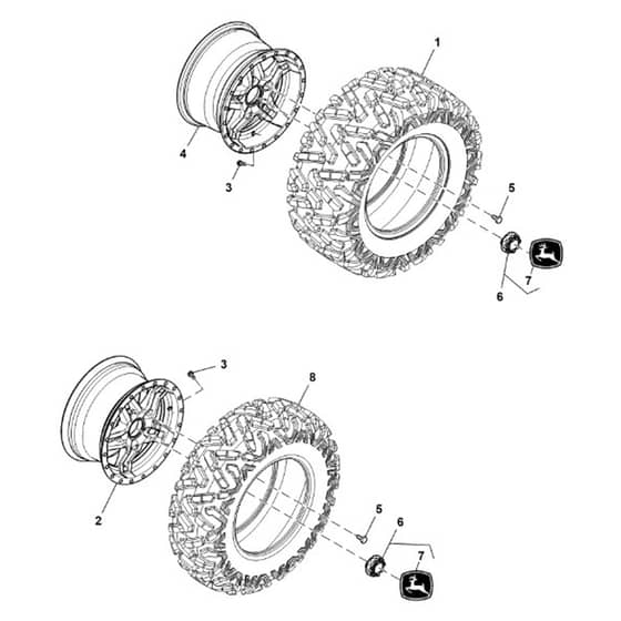 John Deere XUV - PC16759 - Alloy Wheels - ST1967128