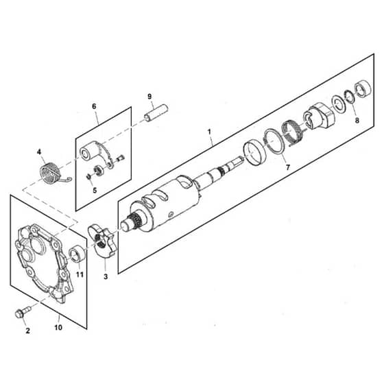John Deere XUV - PC16759 - Drum Shaft - ST1994748