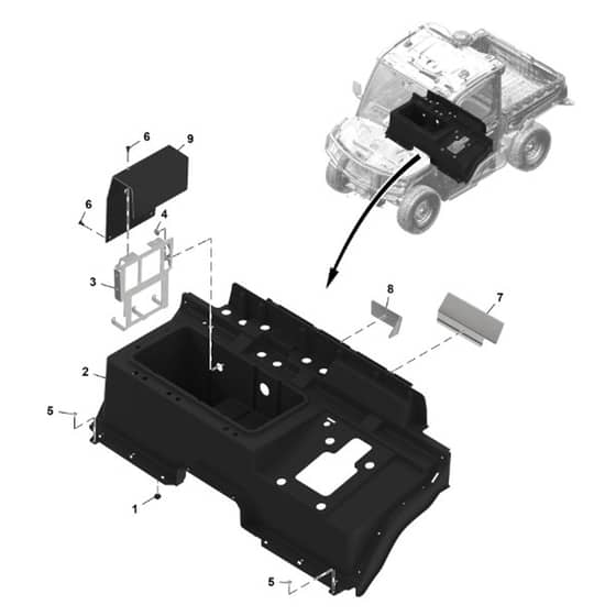 John Deere XUV - PC16759 - Mounting Parts - ST2001328