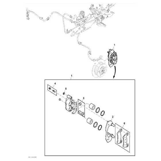John Deere XUV - PC16759 - Disk Brake - ST2003048