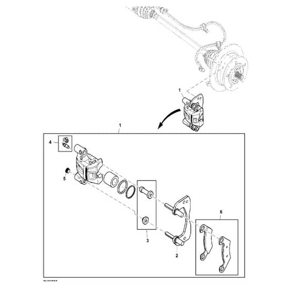 John Deere XUV - PC16759 - Disk Brake - ST2003088