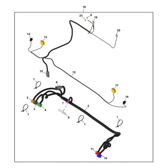 John Deere XUV - PC16759 - Harness Kit - ST2176508